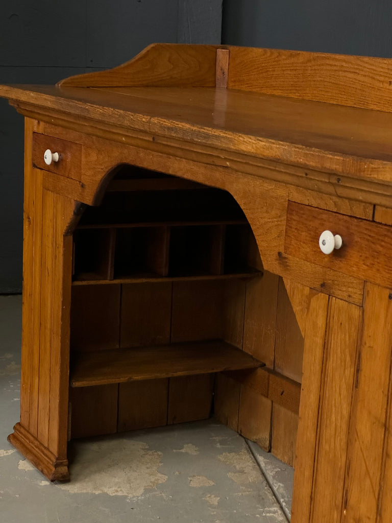 Antique Primitive Desk, Primitive Wood Desk, Hidden Compartment Desk, Antique Secretary, Rustic Farmhouse Desk, Entryway Table