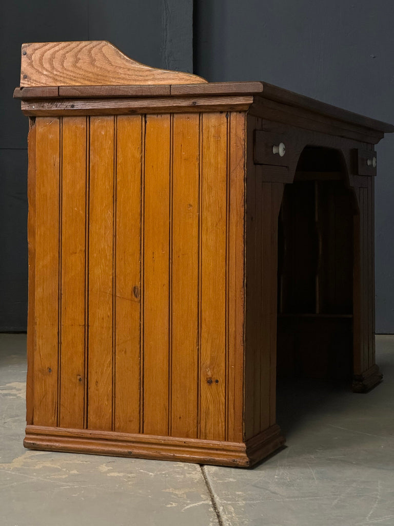 Antique Primitive Desk, Primitive Wood Desk, Hidden Compartment Desk, Antique Secretary, Rustic Farmhouse Desk, Entryway Table