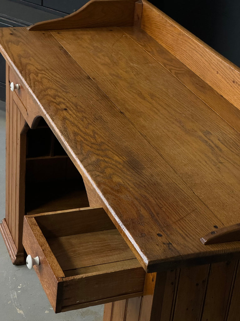 Antique Primitive Desk, Primitive Wood Desk, Hidden Compartment Desk, Antique Secretary, Rustic Farmhouse Desk, Entryway Table