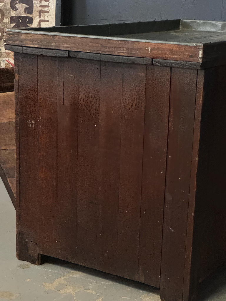 Antique Dry Sink, Antique Grain Bin, Rustic Primitive Storage, Decorative Storage, Wood Bar Cabinet, Farmhouse Kitchen Island