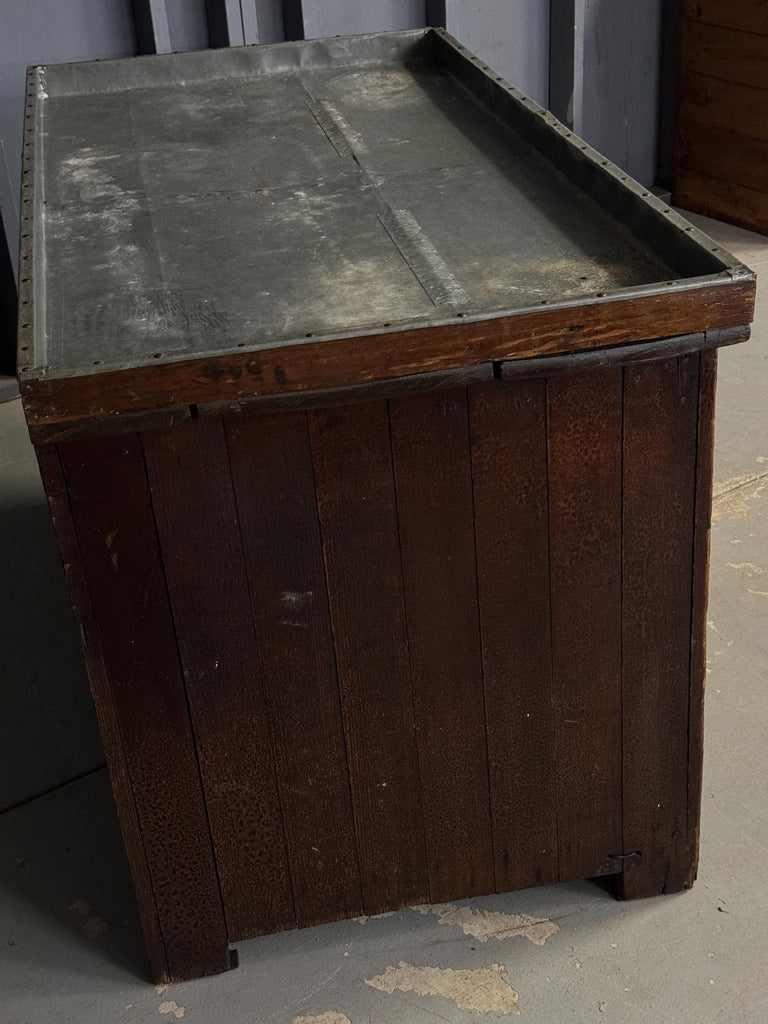 Antique Dry Sink, Antique Grain Bin, Rustic Primitive Storage, Decorative Storage, Wood Bar Cabinet, Farmhouse Kitchen Island