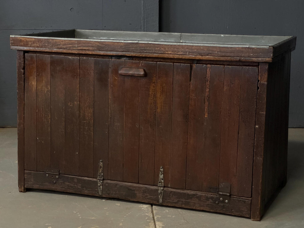 Antique Dry Sink, Antique Grain Bin, Rustic Primitive Storage, Decorative Storage, Wood Bar Cabinet, Farmhouse Kitchen Island