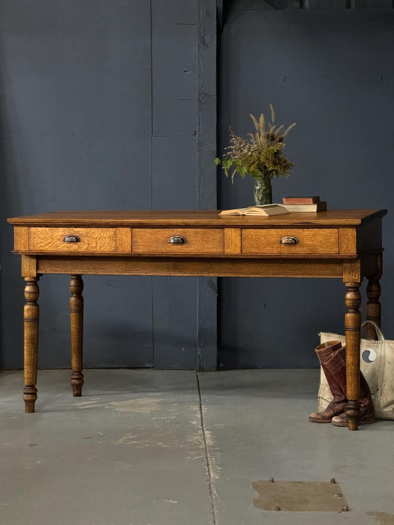 LARGE Antique Standing Desk With Drawers, Slant Top Desk, Post Office Desk, Postmasters Desk, Writing Desk, Plantation Desk, Drafting Table