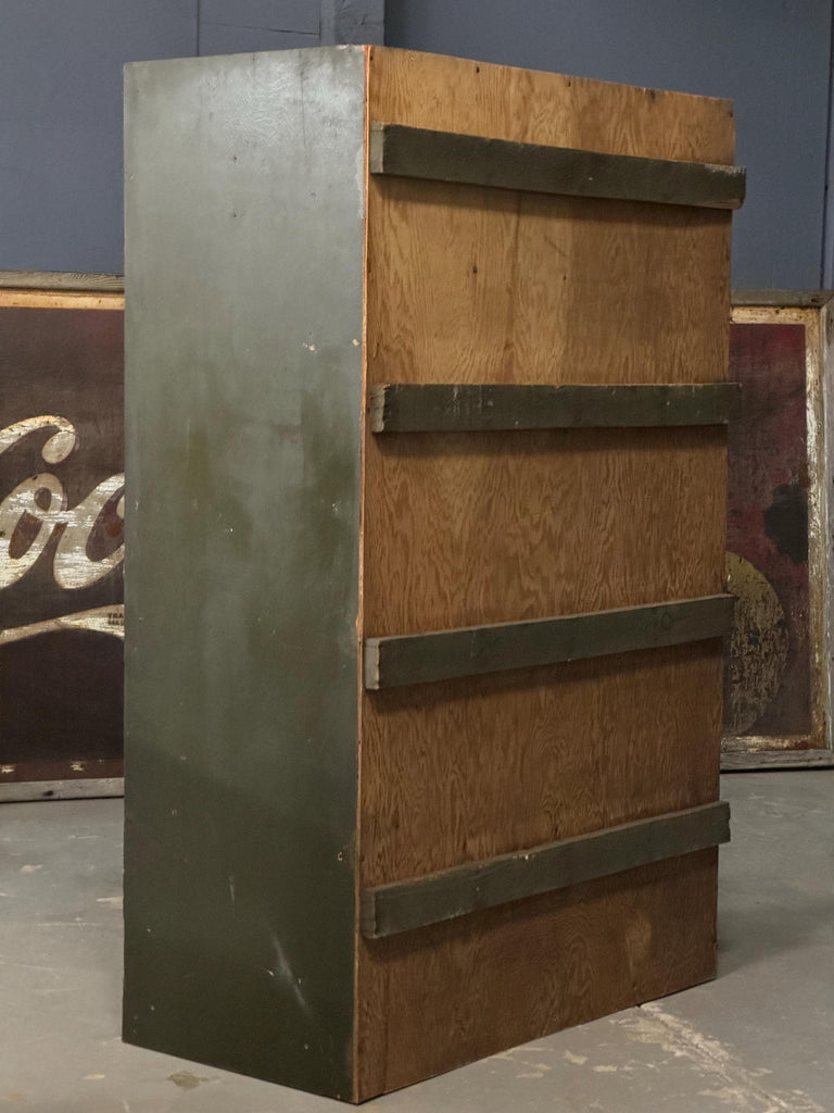 Antique Parts Cabinet, Wood Machinist Cabinet, Antique Drawer Unit, File Cabinet, Industrial Storage