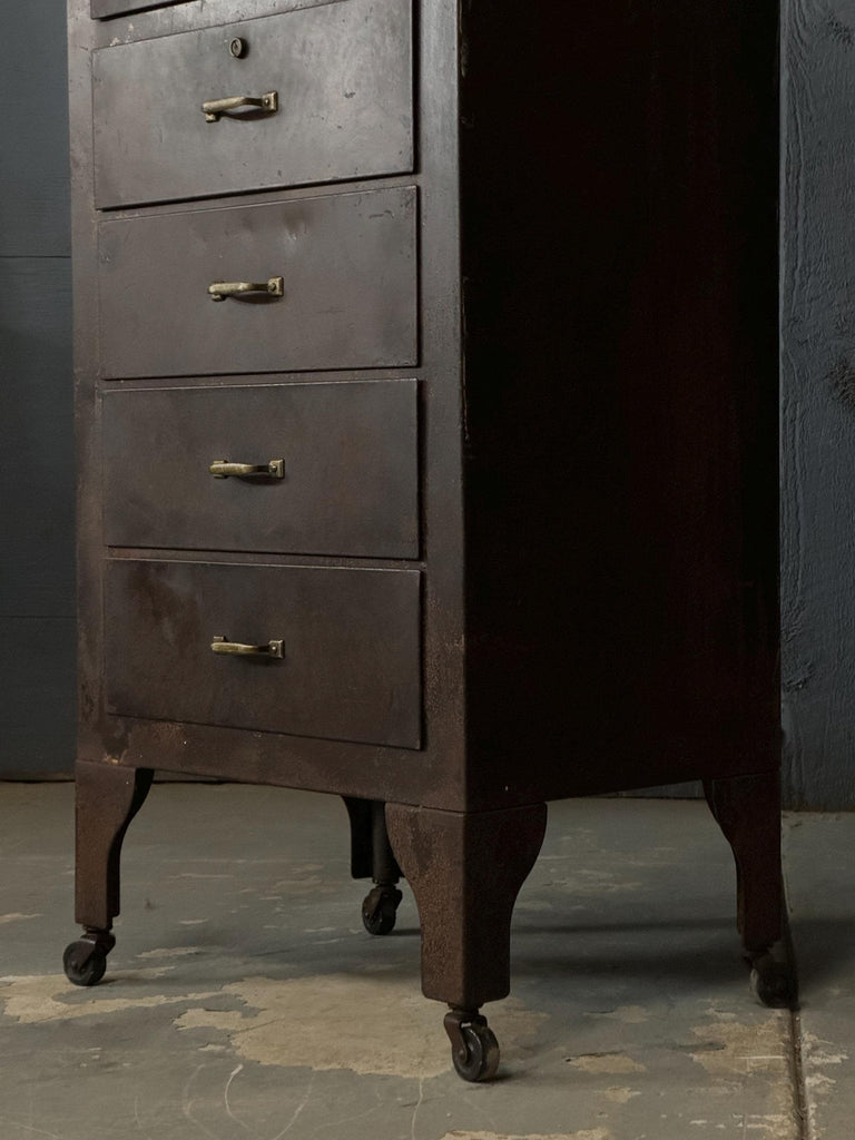 Antique Medical Cabinet, Industrial Medical Cabinet, White Kraft Betz Co Steel Furniture, Metal And Glass Cabinet, Faux Wood Cabinet