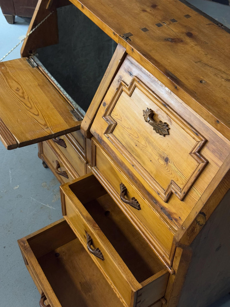 Antique Primitive Cabinet, Antique Secretary, Kitchen Dry Storage, Primitive Wood Desk, Entryway Furniture, Antique Grain Bin, Potato Bin