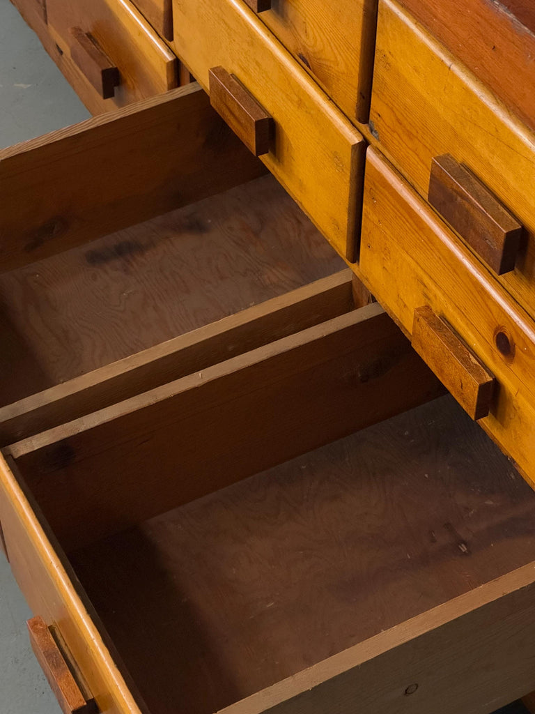 Antique Workbench With Drawers, Workbench Table, Industrial Workbench With Vise, Woodworking Table