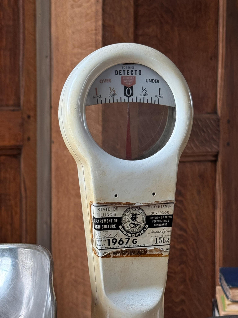 Antique Detecto Gram Scale, 3 lb Balance Scale With Weights, Pharmacy Scale, Apothecary Scale, Industrial Kitchen Decor