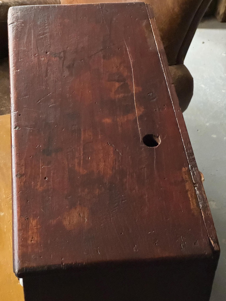 Small Antique Drawer Cabinet, Primitive Drawer Unit, Farmhouse Cabinet, Rustic Cabinet, Apothecary, Folk Art Furniture, Jewelry Cabinet