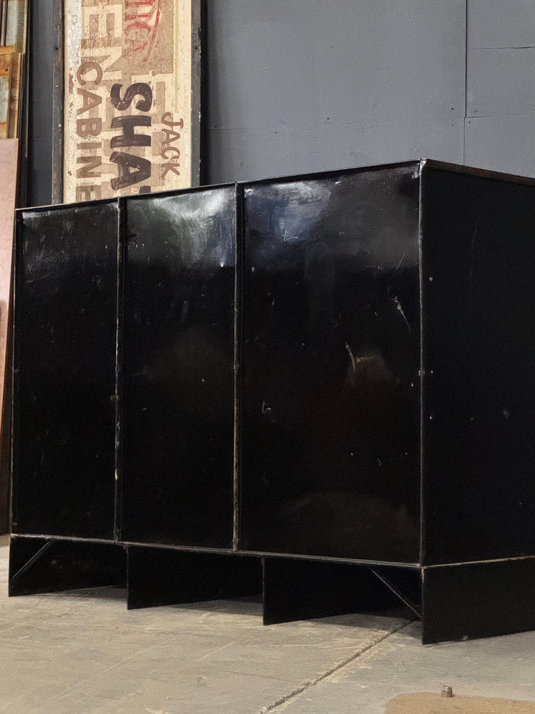Industrial Steel Drawer Cabinet, Antique Bankers Cabinet, Metal Drawer Cabinet, Strong Box, Antique Lock Box, Antique Safe