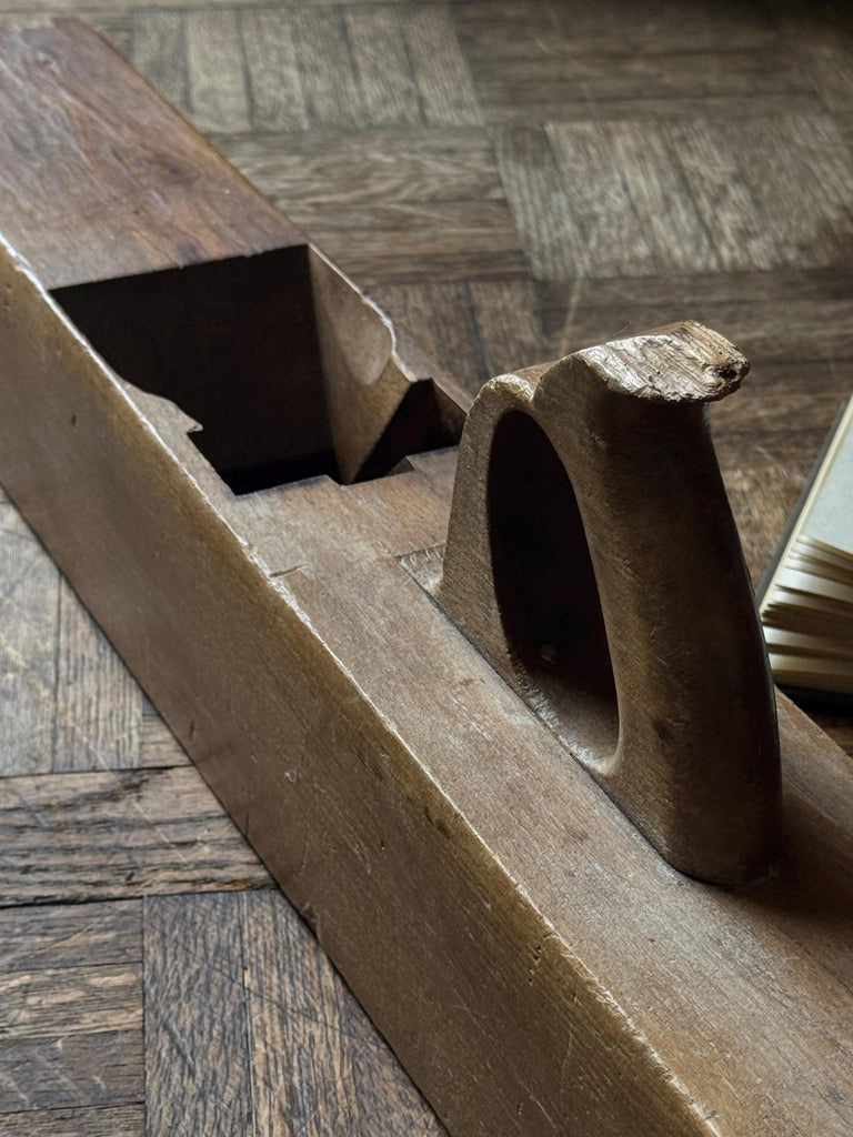Large Antique Wood Planer, 28" Wood Plane, Early 1800s Antique Woodworking Tool, Woodworking Collectible, Antique Wood Tool