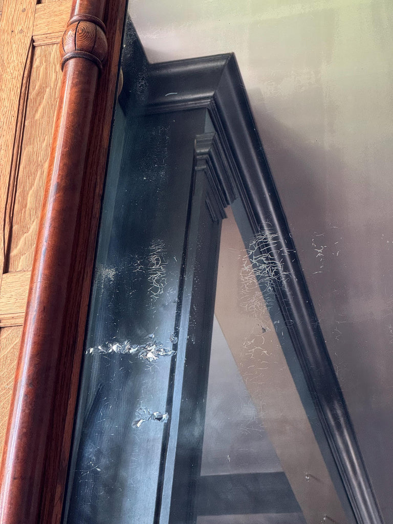 Large Antique Mirror, Antique Hall Tree, Hallway Mirror, Large Victorian Eastlake Mirror, Hall Mirror, Entryway Mirror, Dressing Mirror