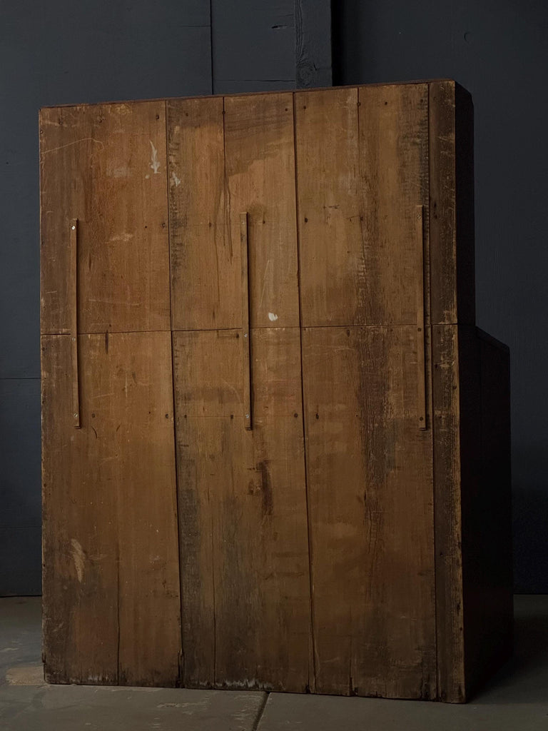 Antique Primitive Desk, Primitive Wood Desk, Antique Secretary, Rustic Farmhouse Desk, Entryway Desk, Pine Hutch, Primitive Hutch