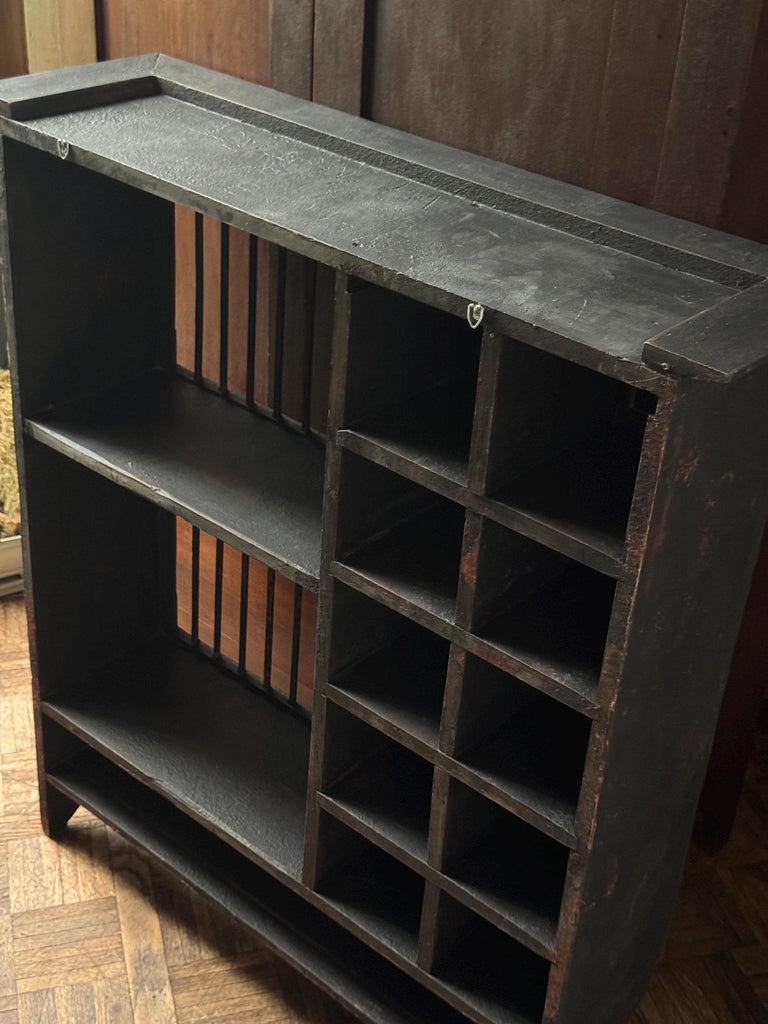 Large Antique Plate Rack, Kitchen Plate Rack, Hanging Plate Rack, Kitchen Storage, Plate Storage, Farmhouse Wall Cabinet