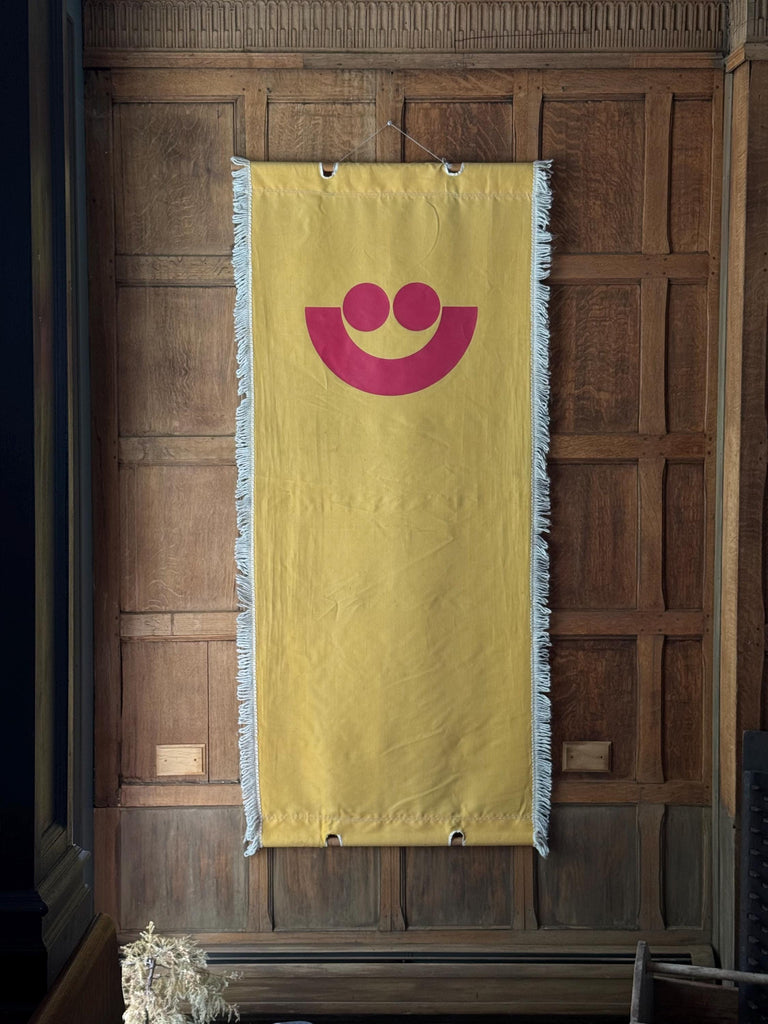 Vintage SummerFest Banner, SummerFest Milwaukee Banner, SummerFest Smiley Face, SummerFest Advertising, Summer Fest Flag, SummerFest Logo