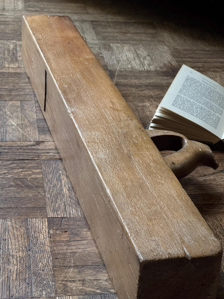 Large Antique Wood Planer, 28" Wood Plane, Early 1800s Antique Woodworking Tool, Woodworking Collectible, Antique Wood Tool