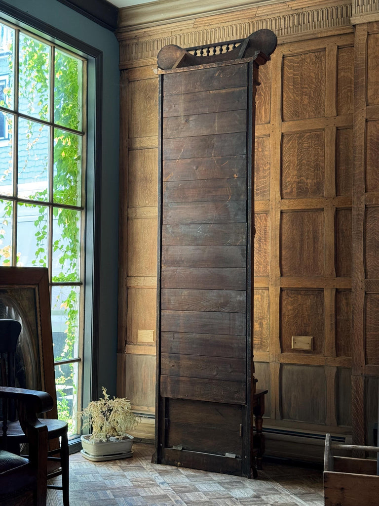 Large Antique Mirror, Antique Hall Tree, Hallway Mirror, Large Victorian Eastlake Mirror, Hall Mirror, Entryway Mirror, Dressing Mirror
