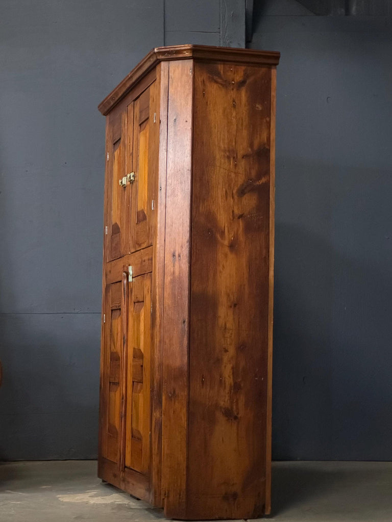 Antique Wood Cabinet, Farmhouse Cabinet, Rustic Primitive Cabinet, Cabinet With Doors, Pine Hutch, Entryway Furniture, Kitchen Cabinet