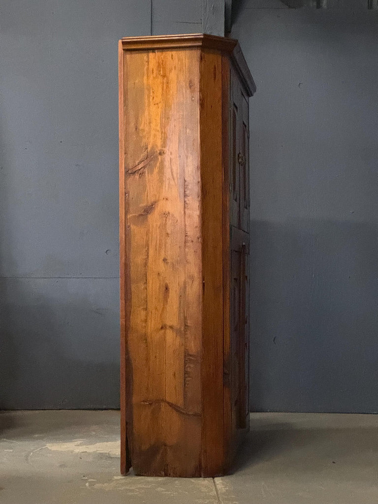 Antique Wood Cabinet, Farmhouse Cabinet, Rustic Primitive Cabinet, Cabinet With Doors, Pine Hutch, Entryway Furniture, Kitchen Cabinet