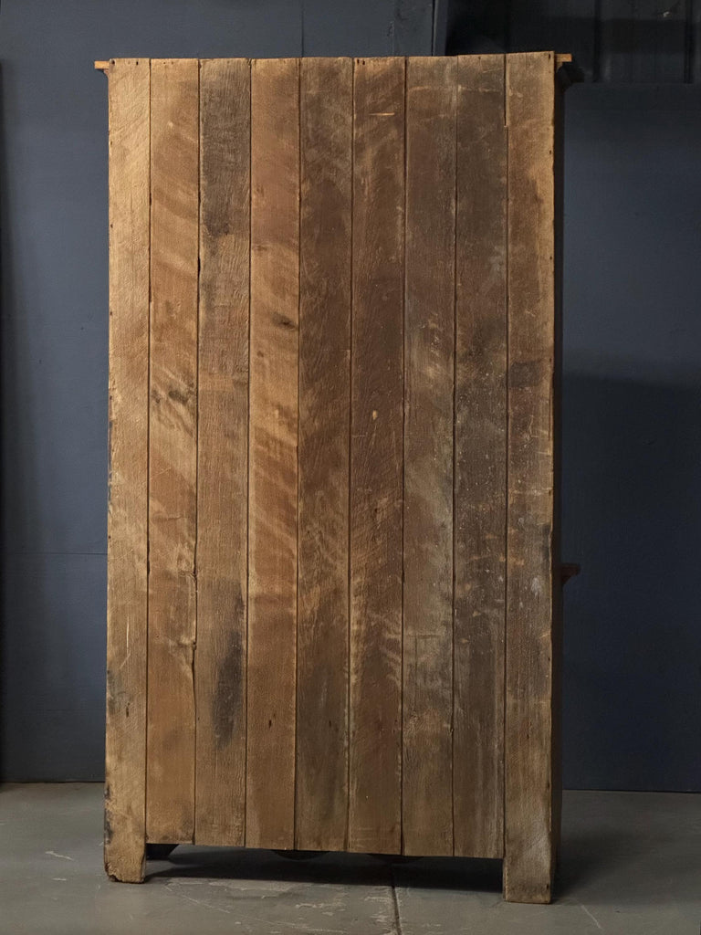 Large Antique Stepback Cabinet, Farmhouse Cabinet, Primitive Cabinet, Pine Hutch, Entryway Furniture, Kitchen Cabinet