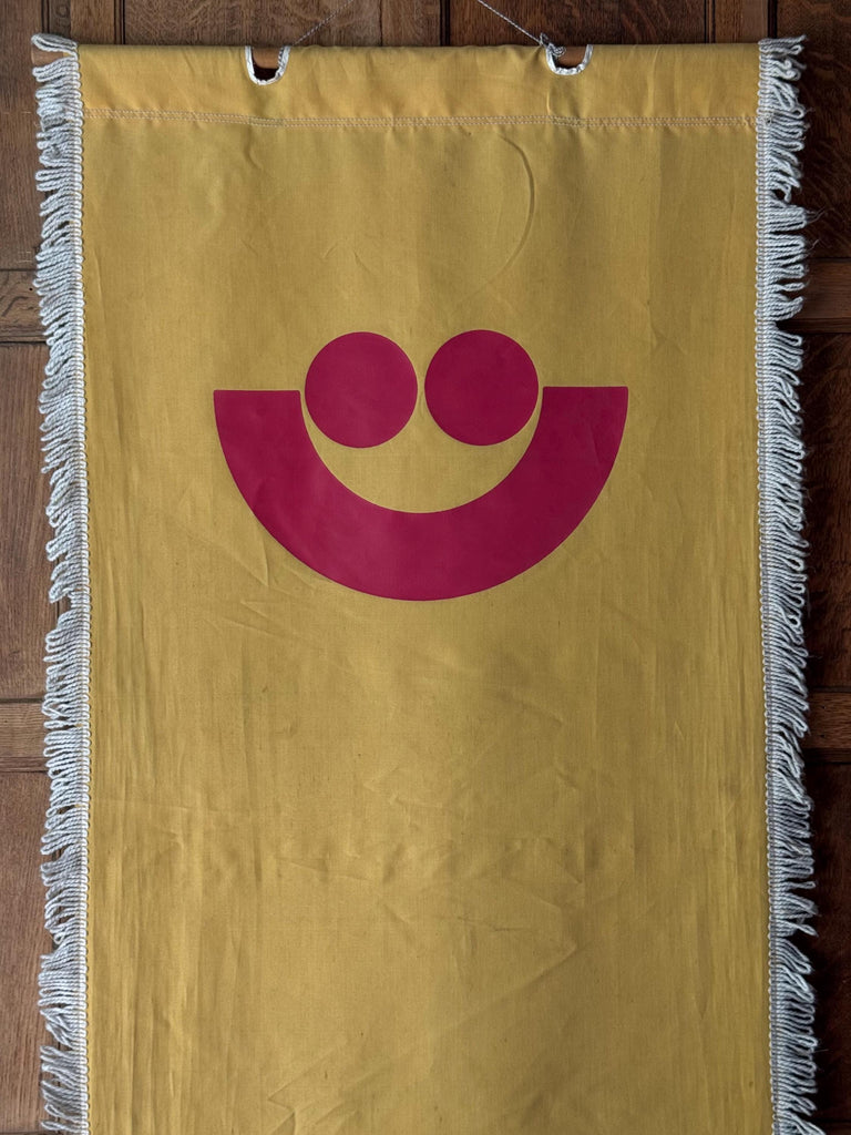 Vintage SummerFest Banner, SummerFest Milwaukee Banner, SummerFest Smiley Face, SummerFest Advertising, Summer Fest Flag, SummerFest Logo