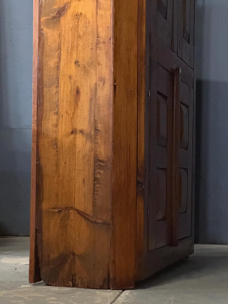 Antique Wood Cabinet, Farmhouse Cabinet, Rustic Primitive Cabinet, Cabinet With Doors, Pine Hutch, Entryway Furniture, Kitchen Cabinet