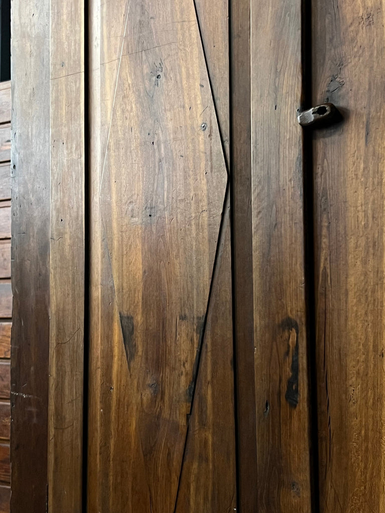 Antique Wardrobe, 1870s Wood Wardrobe, Primitive Cabinet, Wood Lockers, Entryway Furniture, Mudroom Storage Cabinet