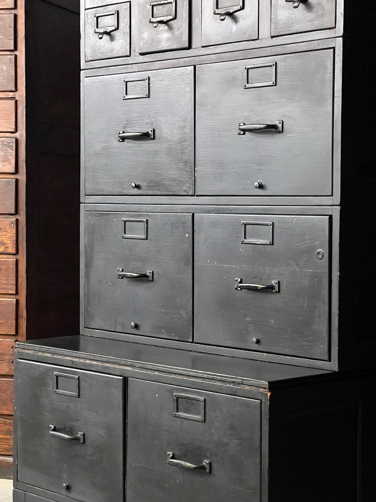 Antique Countertop Document File, Small Countertop Storage Cabinet, Mu –  Scout and Forge